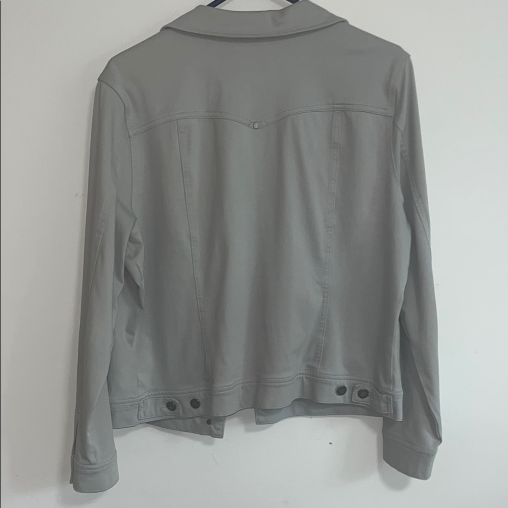 Liverpool Gray Button-Up Jacket - Picture 3 of 3